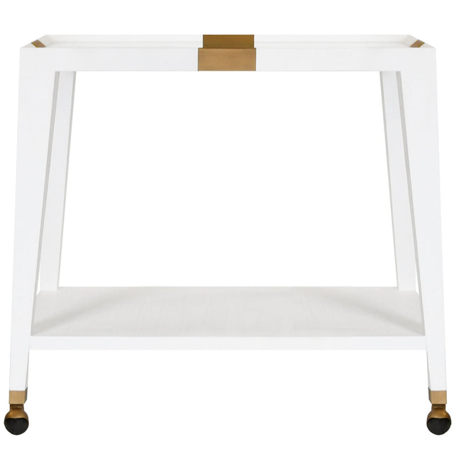 Worlds Away Linus Bar Cart Bar Cart worlds-away-LINUS-WHL 607629036207