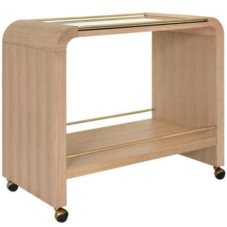 Worlds Away Myer Bar Cart Bar Cart