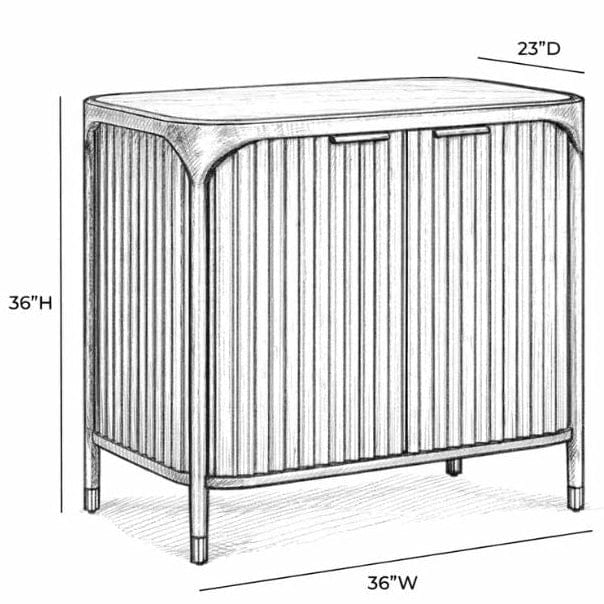 Yana Bar Cabinet Sideboards + Cabinets