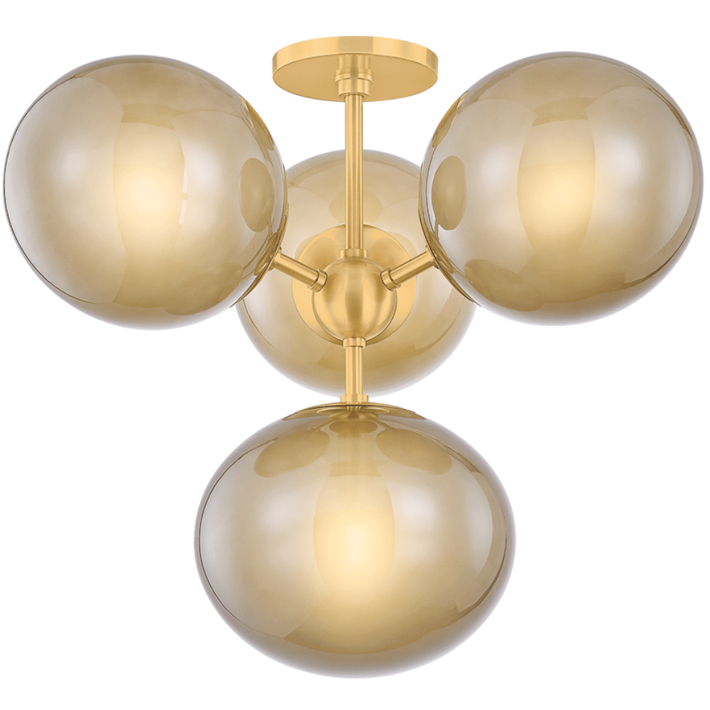Zaley Rohde Zaley Semi Flush Mount – Meadow Blu