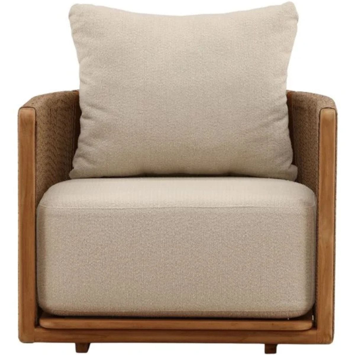 Zosia Outdoor Sofa Chair Outdoor Occasional + Accent Chairs DOV97005-SAND