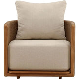 Zosia Outdoor Sofa Chair Outdoor Occasional + Accent Chairs DOV97005-SAND