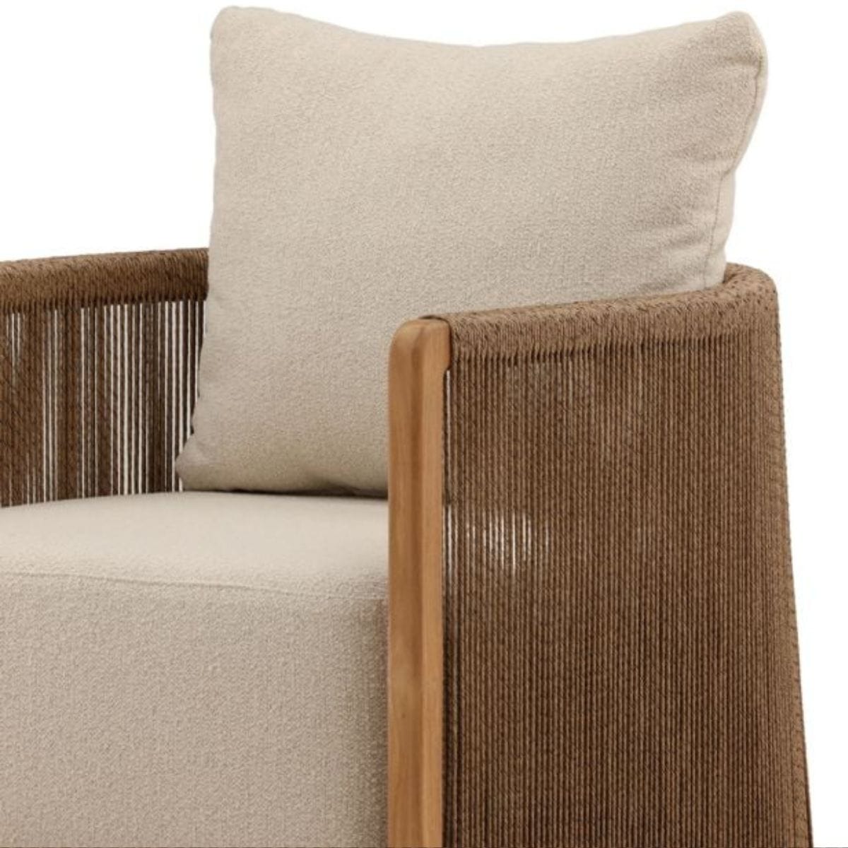 Zosia Outdoor Sofa Chair Outdoor Occasional + Accent Chairs DOV97005-SAND