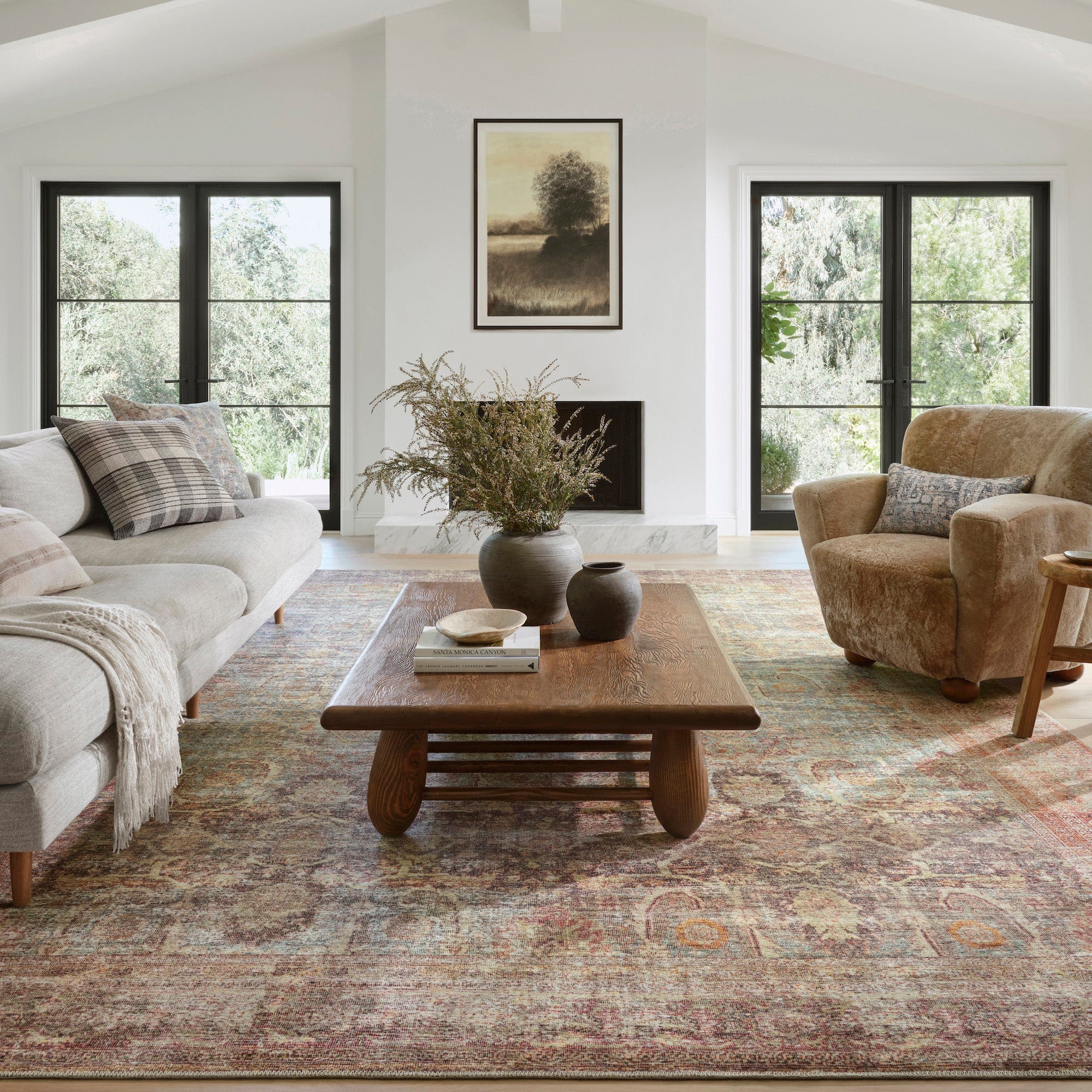 Amber Roderick Rug Amber Lewis Georgie Rug - Jade/Sunset – Meadow Blu