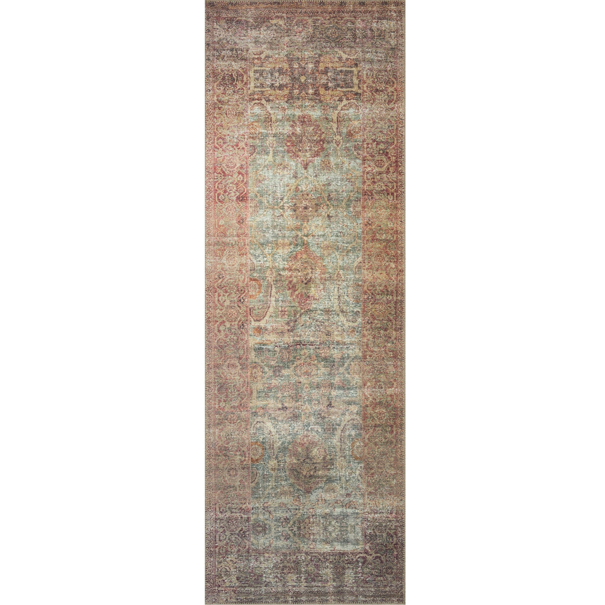 Georgie Rug Georgie Jade/Sunset Rug – Meadow Blu