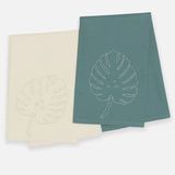 Anchal Botanical Tea Towel - Monstera Pillow & Decor anchal-LSTTB