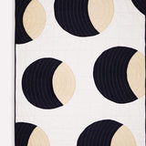 Anchal Crescent Lattice Quilt Throw  - Charcoal Pillow & Decor anchal-LBCB