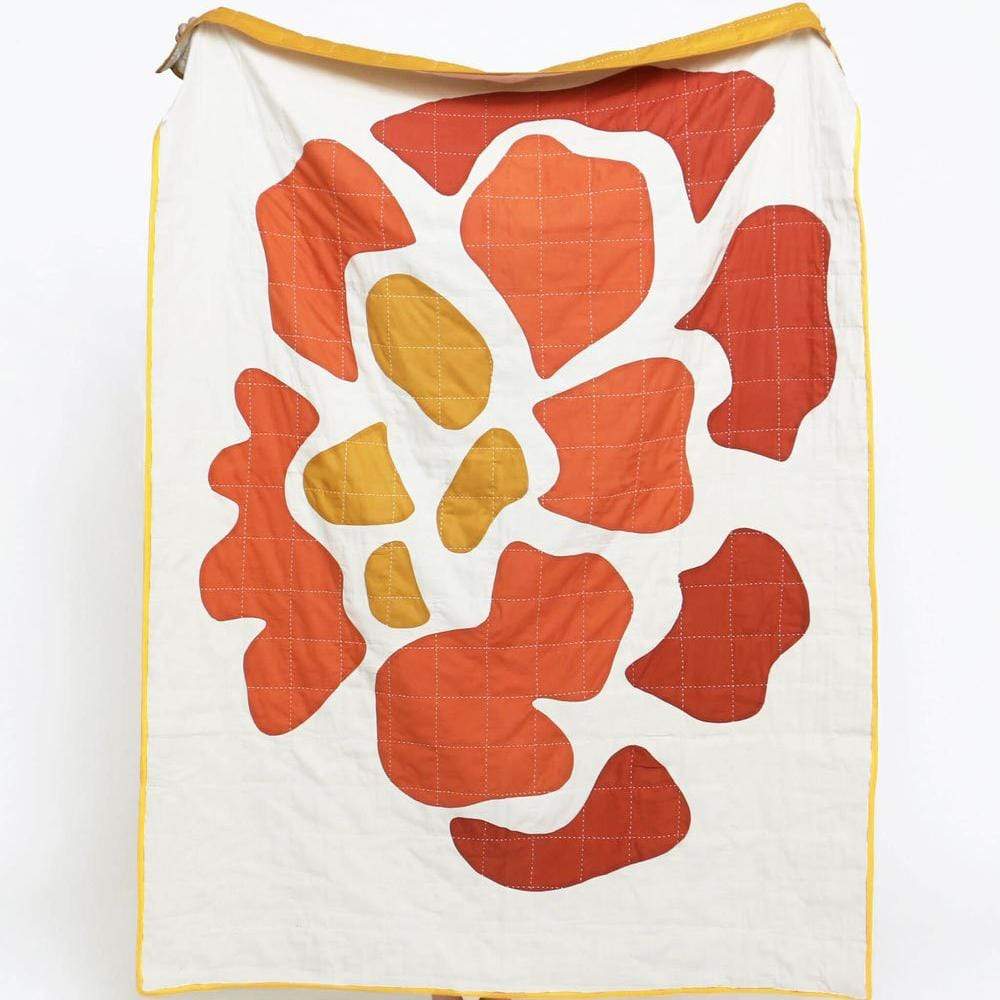 Anchal Marigold Bloom Quilt Throw Pillow & Decor anchal-MLB