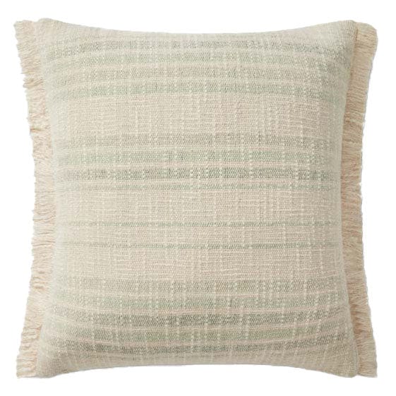 Angela Rose Pillow - Ivory/Sage Pillows loloi-PSETPAR0007IVSGPIL1