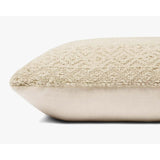 Angela Rose Pillow - Sand/Ivory Pillows loloi-PSETPAR0010SAIVPIL5