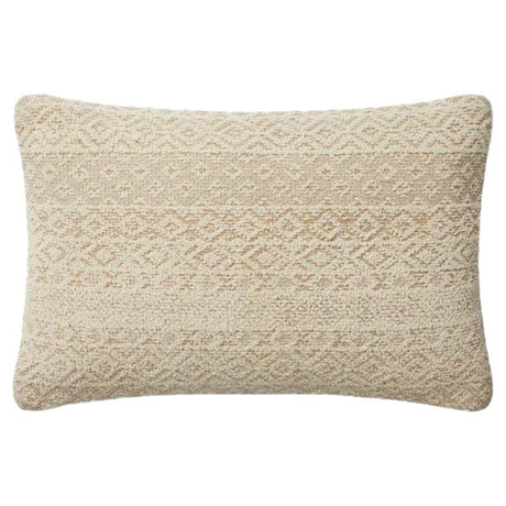 Angela Rose Pillow - Sand/Ivory Pillows loloi-PSETPAR0010SAIVPIL5