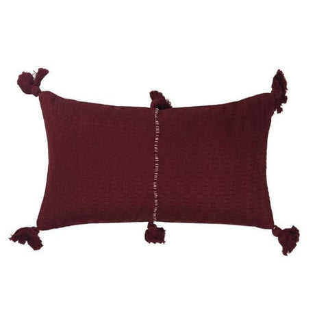 Archive New York Antigua Pillow - Burgundy Pillow & Decor archive-R1220011-burgundy-solid
