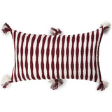 Archive New York Antigua Pillow - Burgundy Stripe Pillow & Decor archive-R1220011-burgundy-stripe