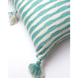 Archive New York Antigua Pillow - Faded Aqua Stripe Pillow & Decor archive-R1220011-faded-aqua-stripe