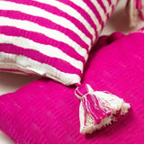 Archive New York Antigua Pillow - Fuchsia Pink Stripe Pillow & Decor archive-antigua-pillow-fuchsia-pink-stripe