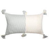 Archive New York Antigua Pillow - Light Grey & Natural White Colorblock Pillow & Decor archive-R1220011-antigua-light-grey-natural-white-1