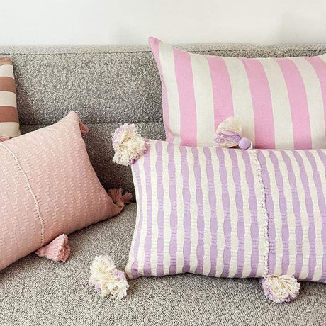 Archive New York Antigua Pillow - Light Lilac Stripe Pillow & Decor archive-antigua-pillow-light-lilac-stripe