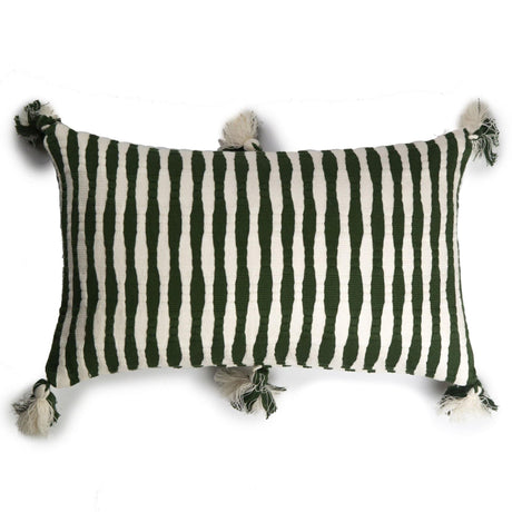 Archive New York Antigua Pillow - Olive Pillow & Decor archive-R1220011-olive-stripe