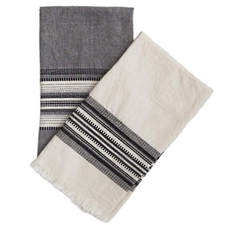 Archive New York Grey Chambray Tea Towel Pillow & Decor archive-TW0001-grey-chambray-kitchen-towel