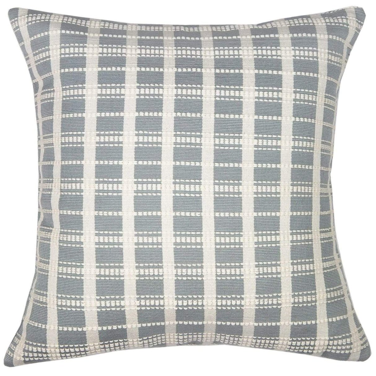 Archive New York Santiago Pillow - Grey/Natural White Stripe Pillow & Decor archive-santiago-grey-natural-white-stripe