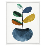 BLU ART Abstract Foliage 1, 2, 3 & 4 Wall wendover-WTUR0421