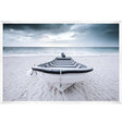 BLU ART Boat On Shore Wall wendover-WPH1114