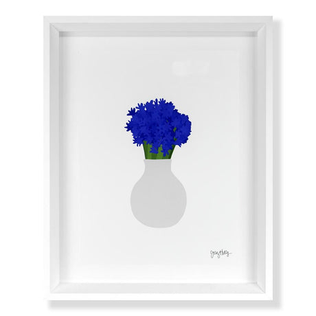 BLU ART Hyacinth In Vase Art grand-image-103101_P_16x13_Wh