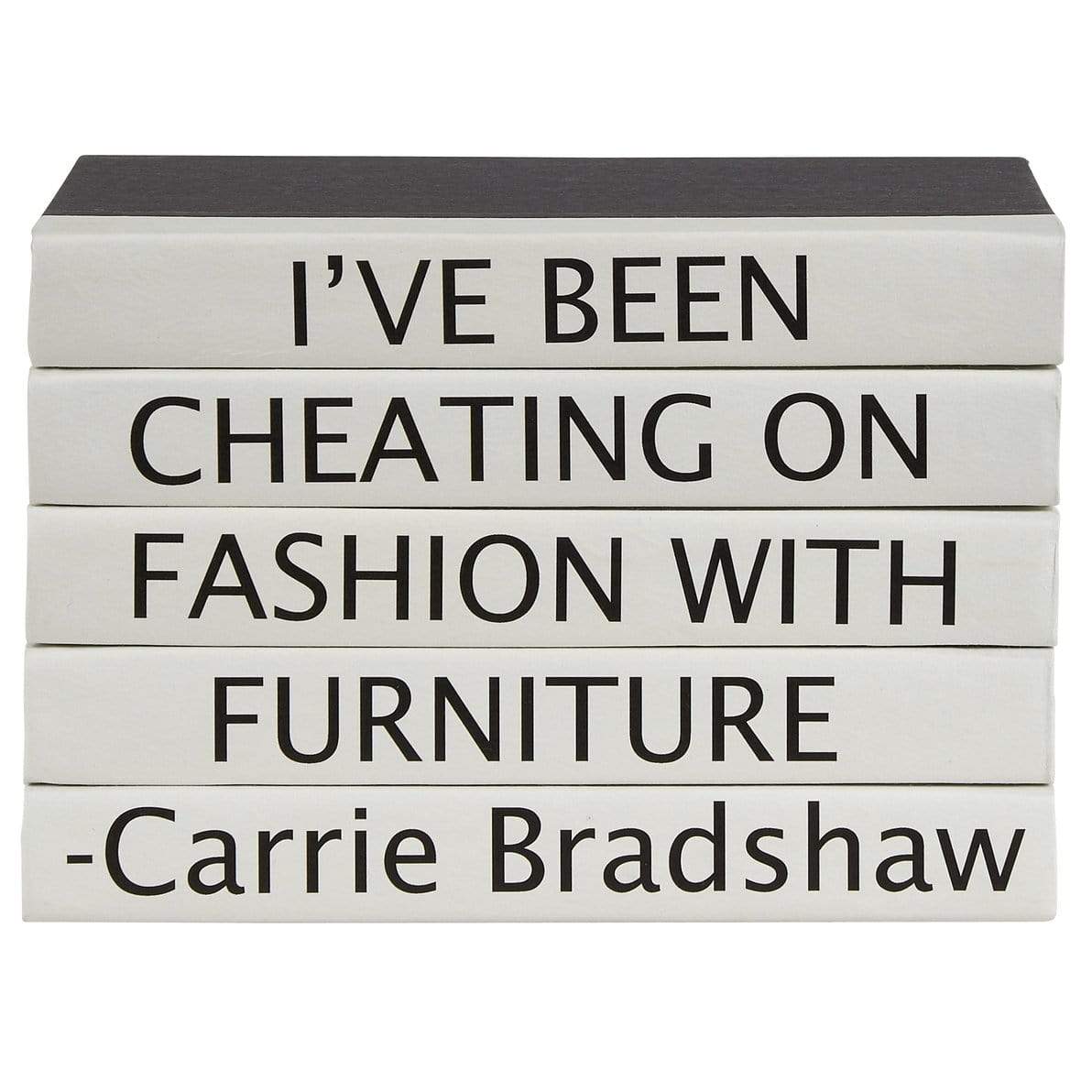 Carrie Bradshaw Old Woman Who Lived In Her Shoes Quote - Unframed
