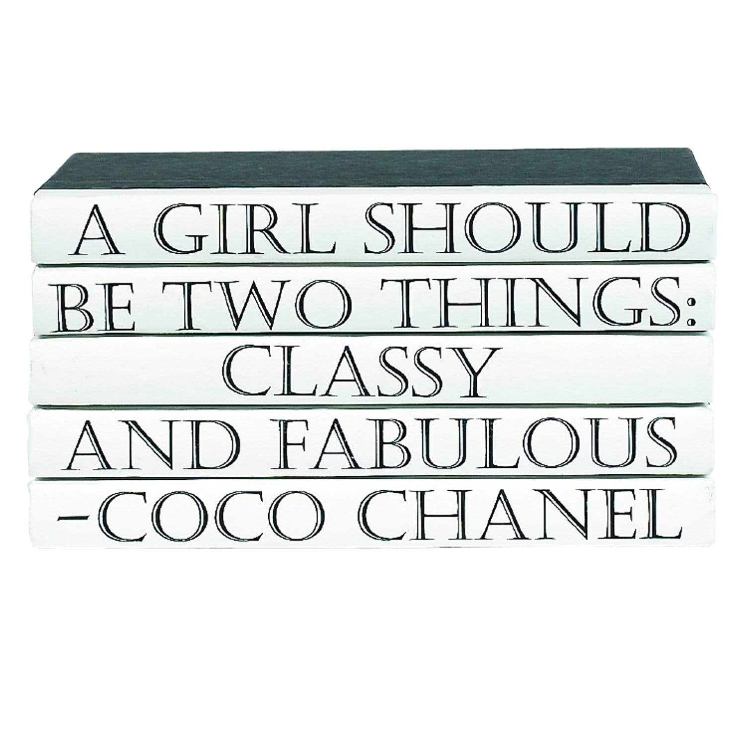  Classy & Fabulous, Coco Chanel Quote Wall Art