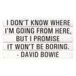BLU BOOKS - Quotations Series: David Bowie / "I Don't Know Where..." Decor e-lawrence-QUOTES-05-GOING