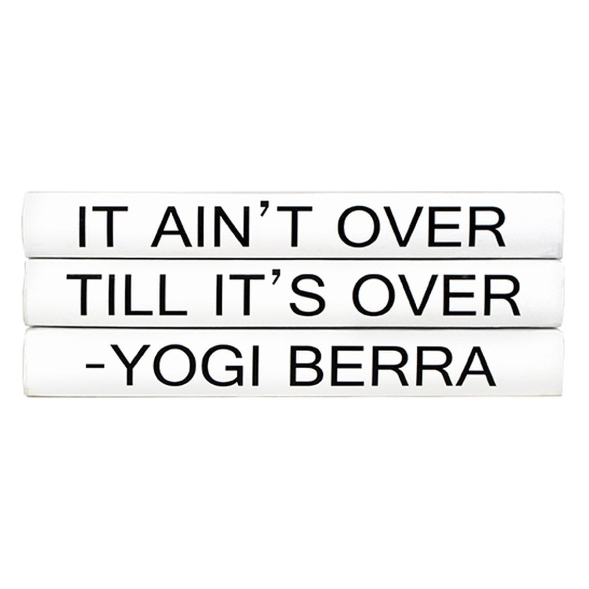 BLU BOOKS - Quotations Series: Yogi Berra / "It Ain't Over..." Decor e-lawrence-QUOTES-03-OVER