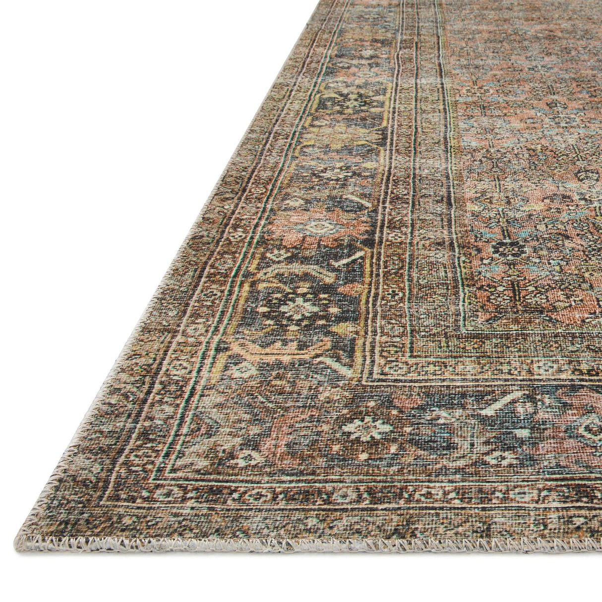 BLU Home Adrian Rug - Terracotta/Multi Rugs