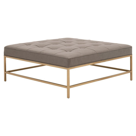 BLU Home Brule Upholstered Coffee Table - Ore Gray Furniture