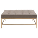 BLU Home Brule Upholstered Coffee Table - Whiskey Brown Furniture