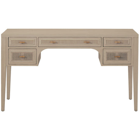 BLU Home Cane Desk Furniture orient-express-8090.SGRY-OAK/CN