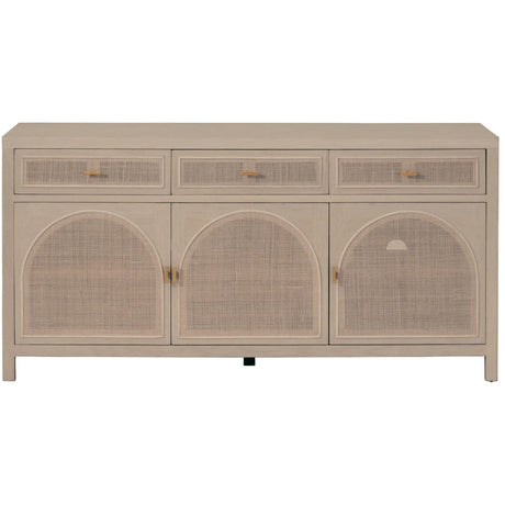 BLU Home Cane Media Sideboard Furniture orient-express-8087.SGRY-OAK/CN