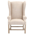 BLU Home Chateau Arm Chair - Bisque French Linen Furniture orient-express-6417UP.BIS-BT/NG