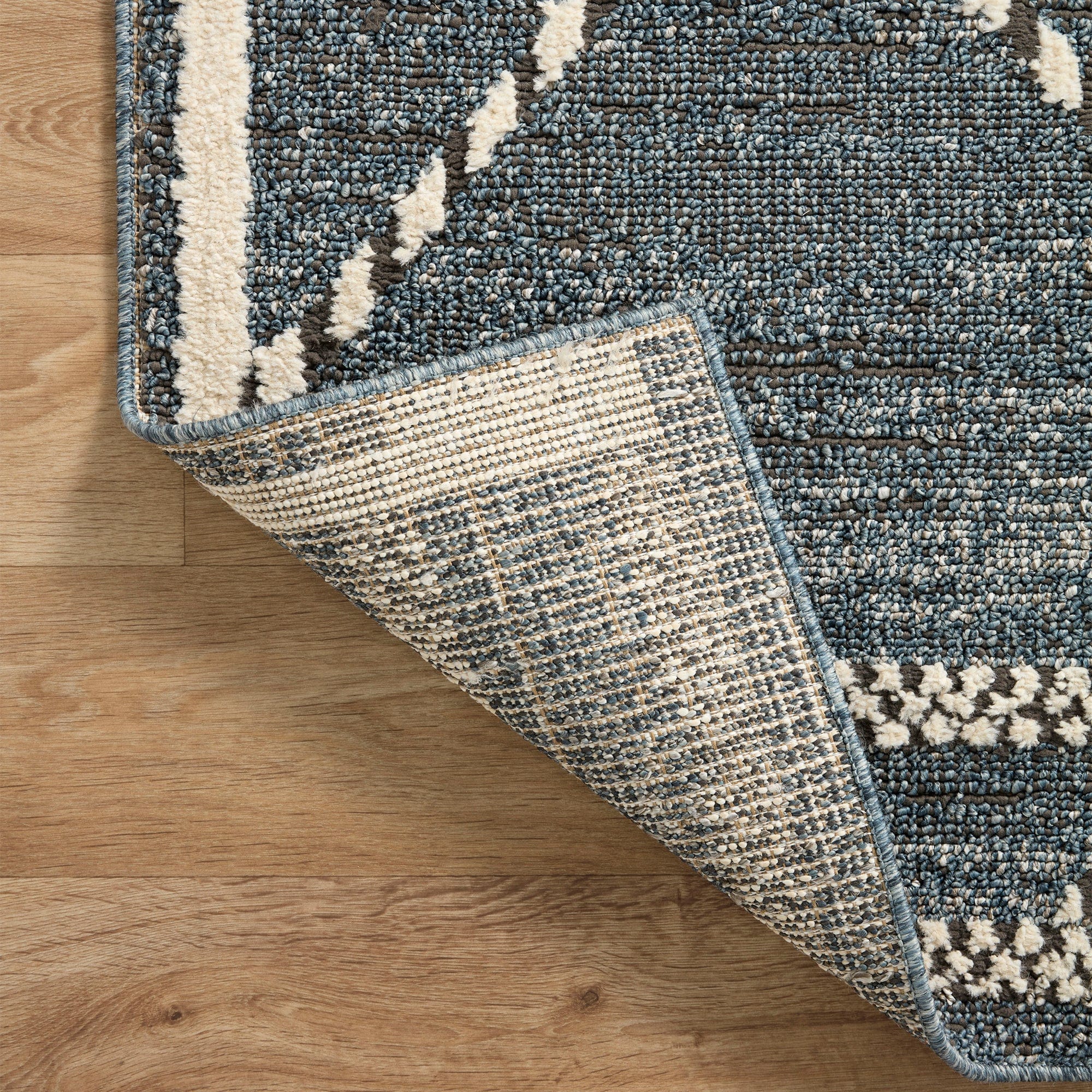 BLU Home Fabian Rug - Denim/Charcoal – Meadow Blu