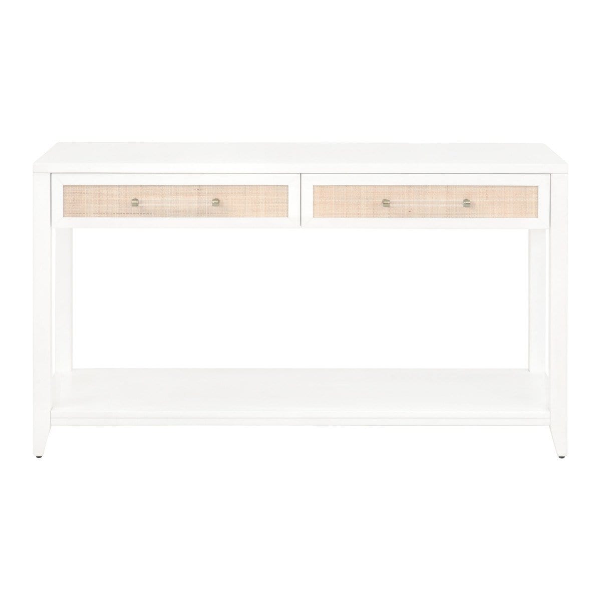 BLU Home Holland Console Table Furniture orient-express-6145.WHT/NAT