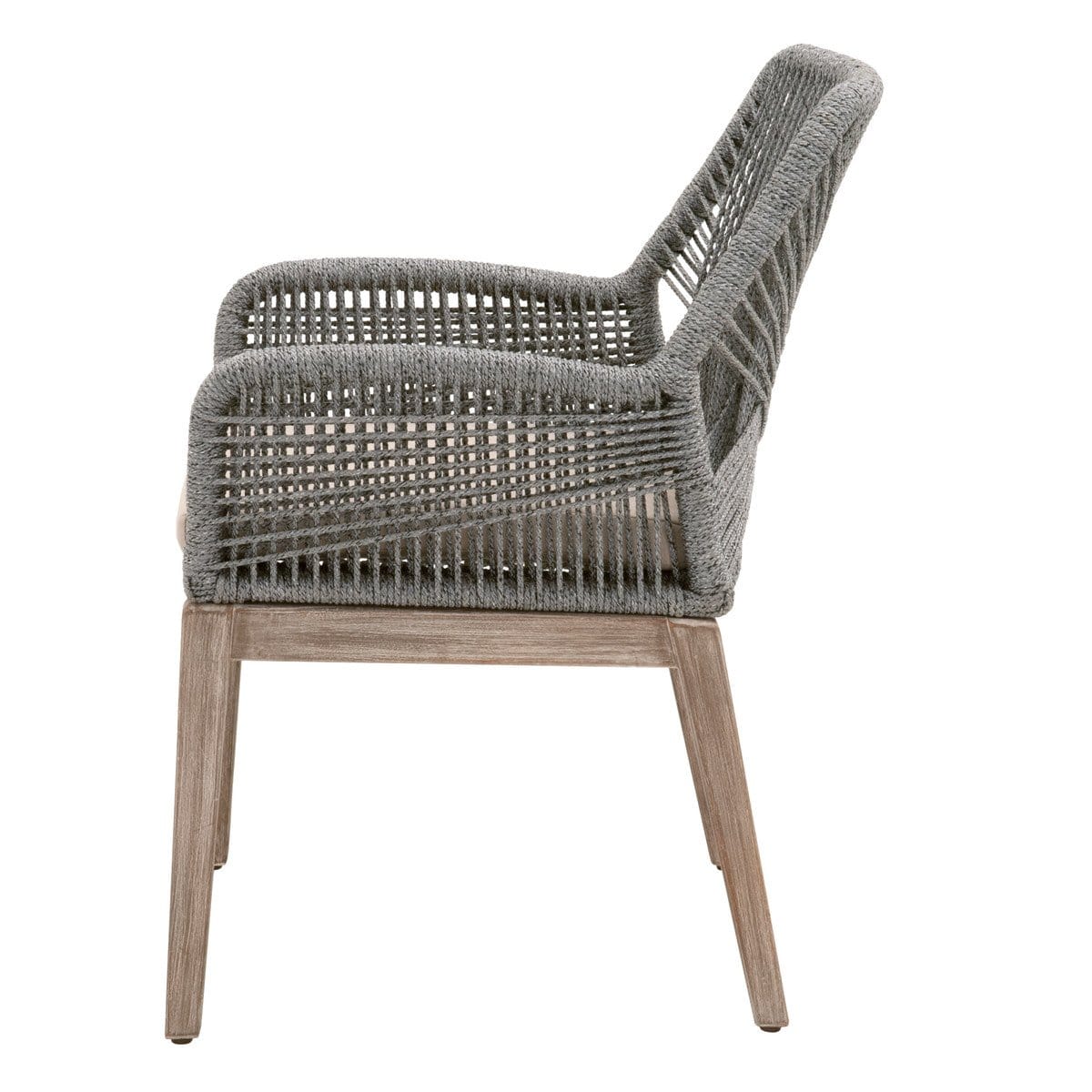 BLU Home Loom Arm Chair - Platinum (Set of 2) Furniture orient-express-6809KD.PLA/LGRY/NG 00842279106706
