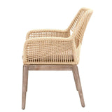 BLU Home Loom Arm Chair - Sand (Set of 2) Furniture orient-express-6809-KD-SND-LGRY 00842279106065