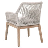 BLU Home Loom Arm Chair - Taupe and White (Set of 2) Furniture orient-express-6809KD.WTA/PUM/NG 00842279113810