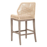 BLU Home Loom Counter Stool - Sand Furniture orient-express-6808CS.SND/LGRY/NG