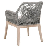 BLU Home Loom Outdoor Arm Chair - Platinum (Set of 2) Furniture orient-express-6809KD.PLA/SGRY/GT