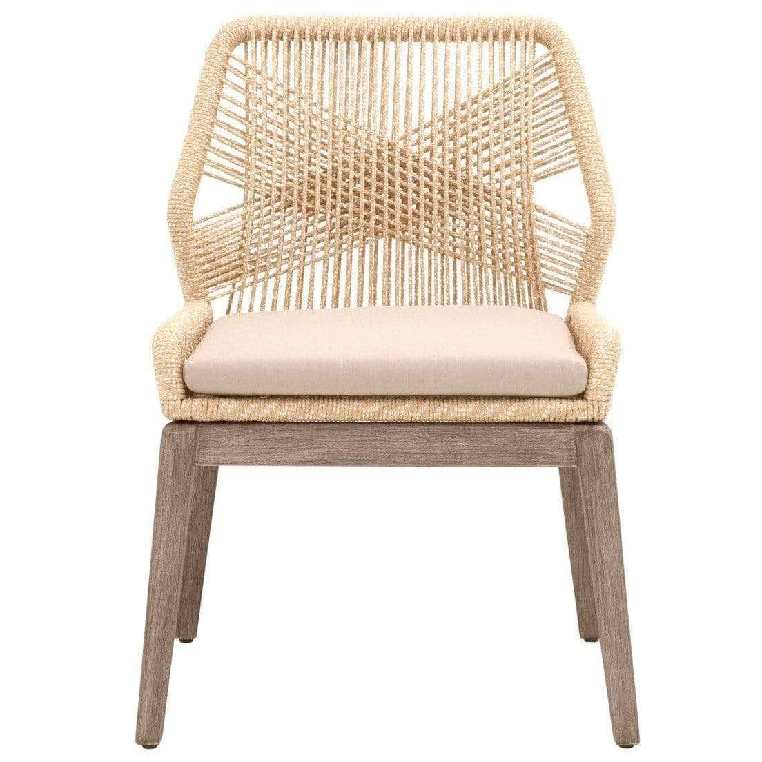 BLU Home Loom Side or Arm Chair (Set of 2) Furniture orient-express-6808KD.SND/FLGRY/NG 00842279106041