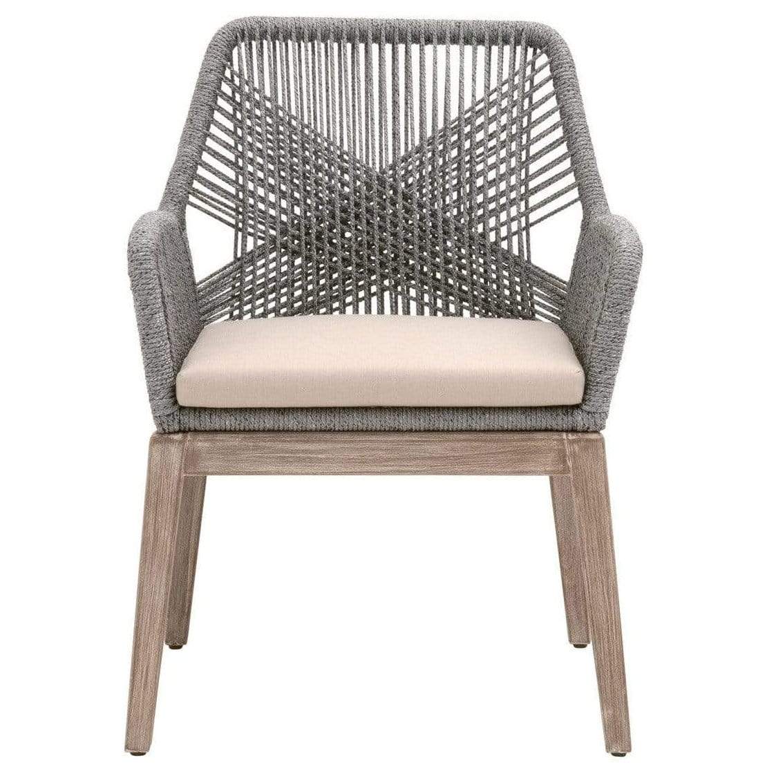 BLU Home Loom Side or Arm Chair (Set of 2) Furniture orient-express-6809KD.PLA/FLGRY/NG 00842279106706