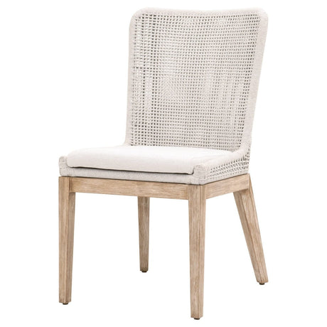 BLU Home Mesh Dining Chair - Set of 2 Furniture orient-express-6854.WHT/WHT/NG