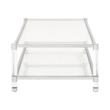 BLU Home Nouveau Coffee Table - Stainless Steel Furniture