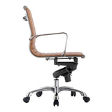 BLU Home Omega Swivel Office Chair Low Back Furniture