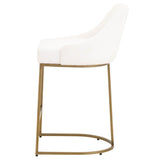 BLU Home Parissa Counter Stool - Gold/Peyton Pearl (Set of 2) Furniture orient-express-6011CS.LPPRL-BGLD